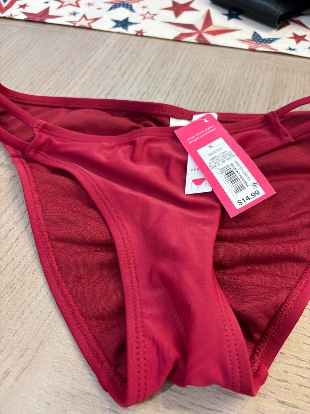 Xhilaration Red Bikini Bottoms